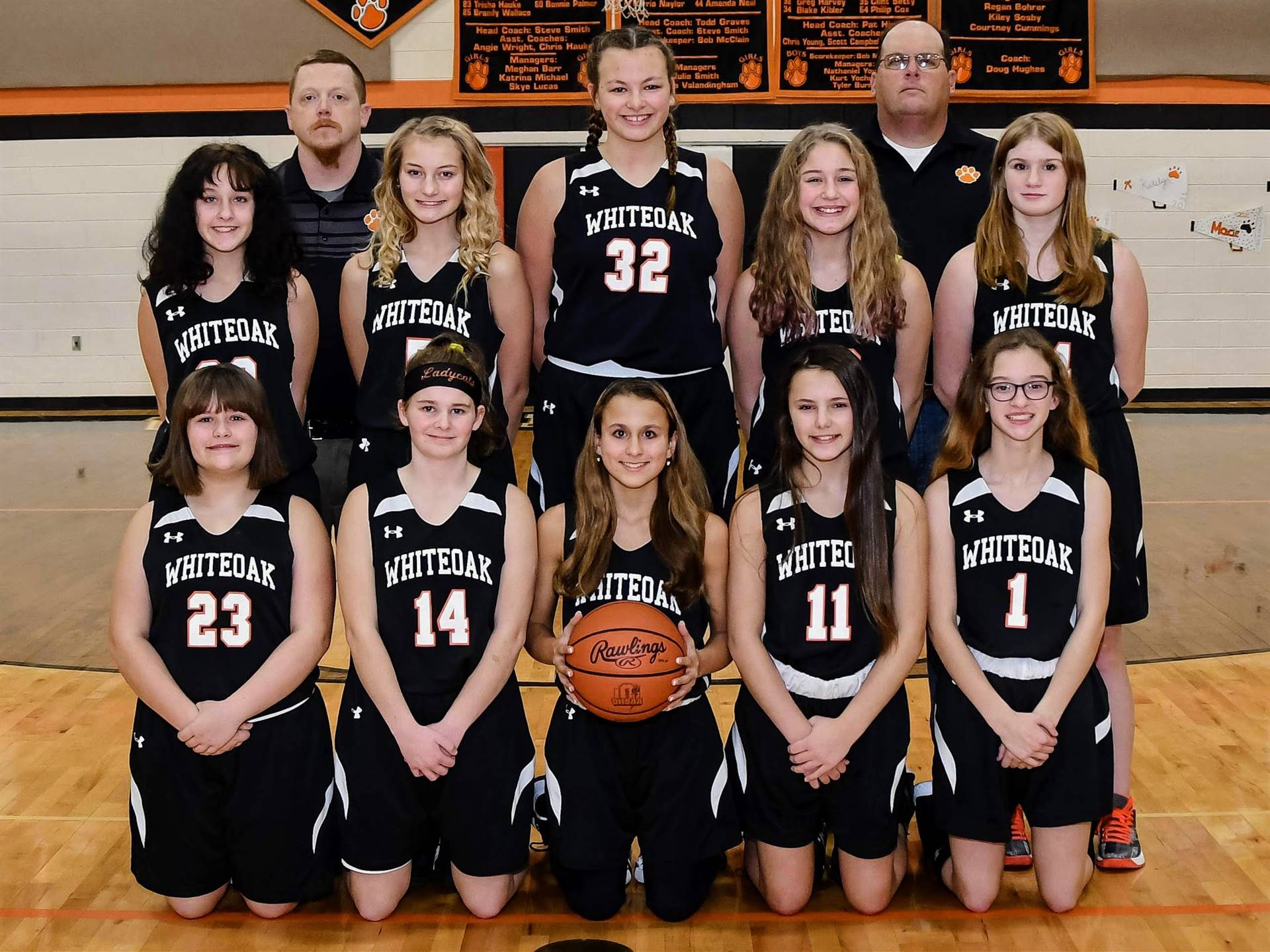 Whiteoak 7th Grade Girls Basketball 2019-2020