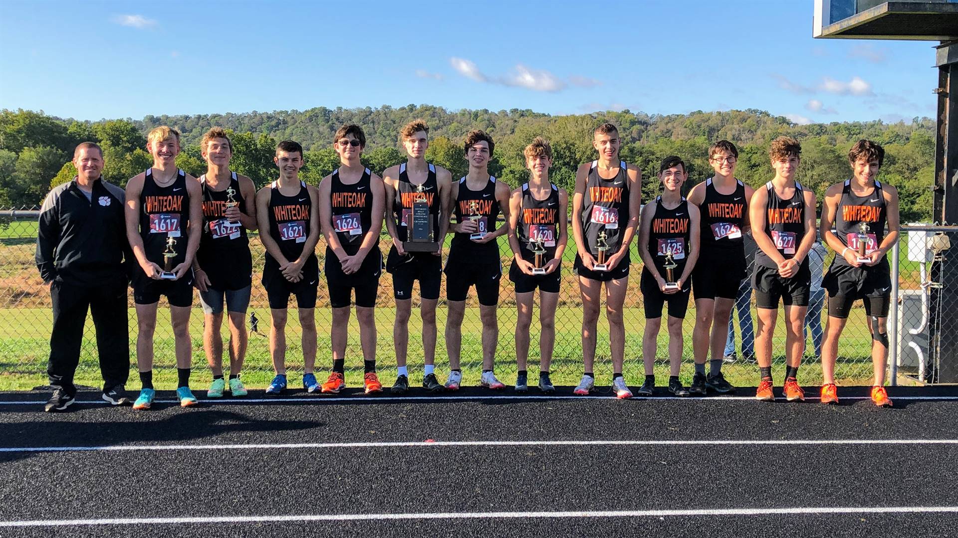 HS Boys Cross Country SHAC Champions 2021