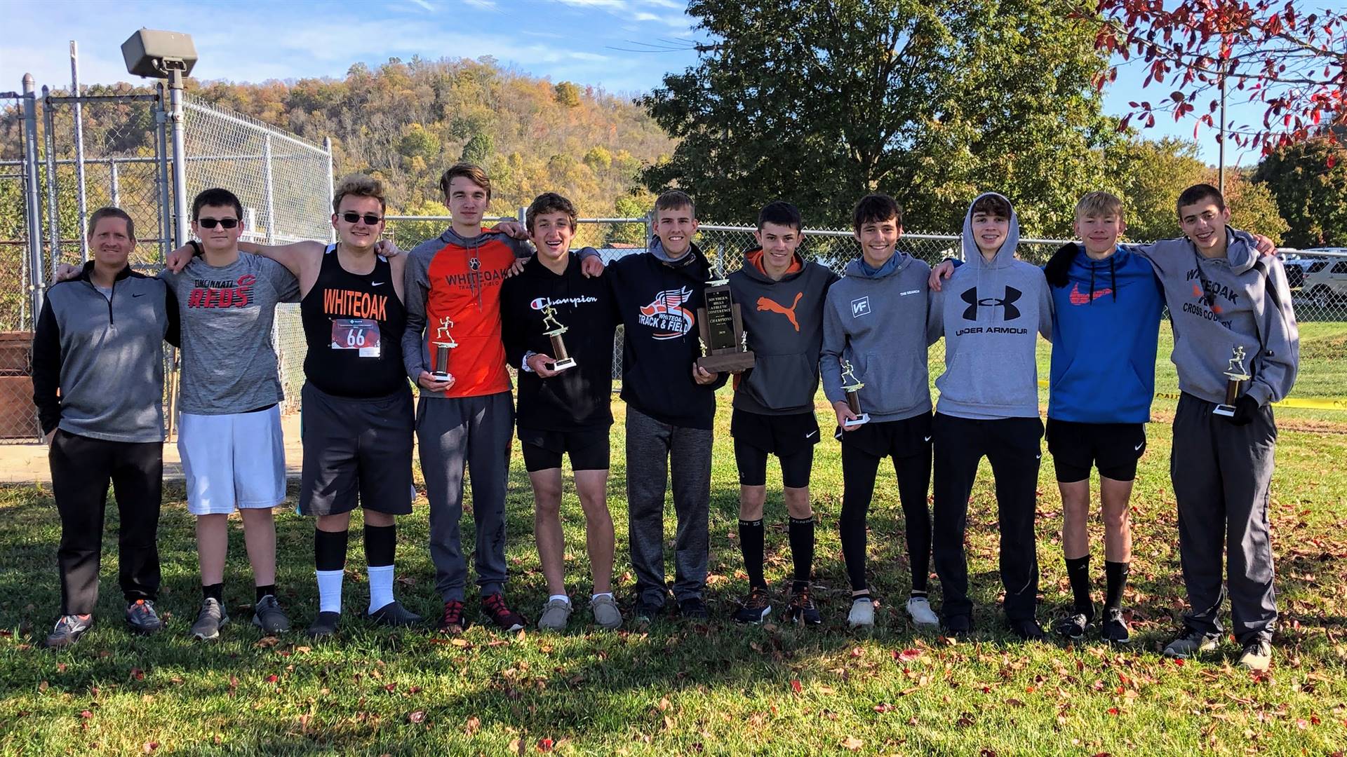 Boys Cross Country SHAC Champions 2020-2021