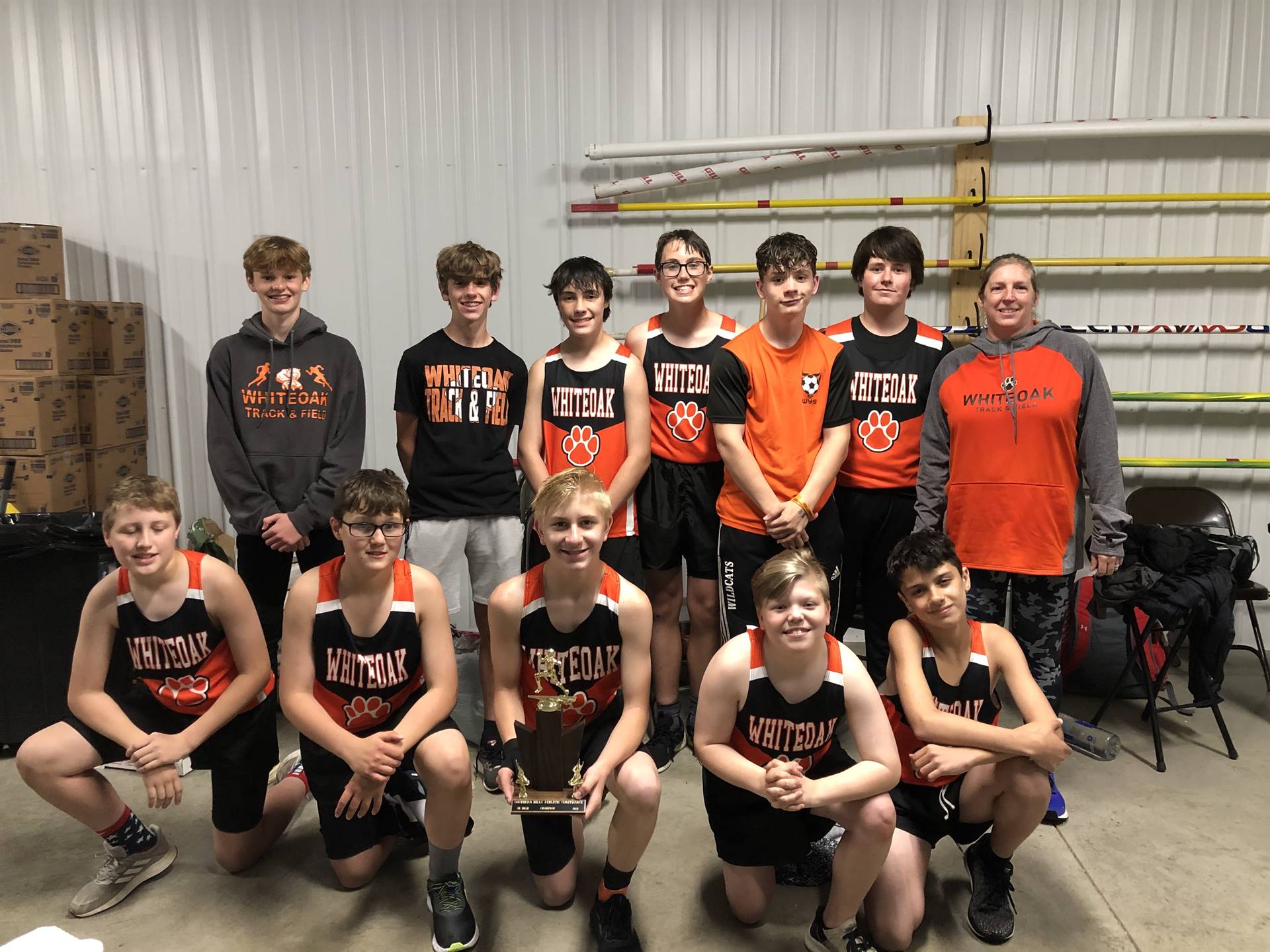 Jr. High Boys Track & Field SHAC Champions 2021