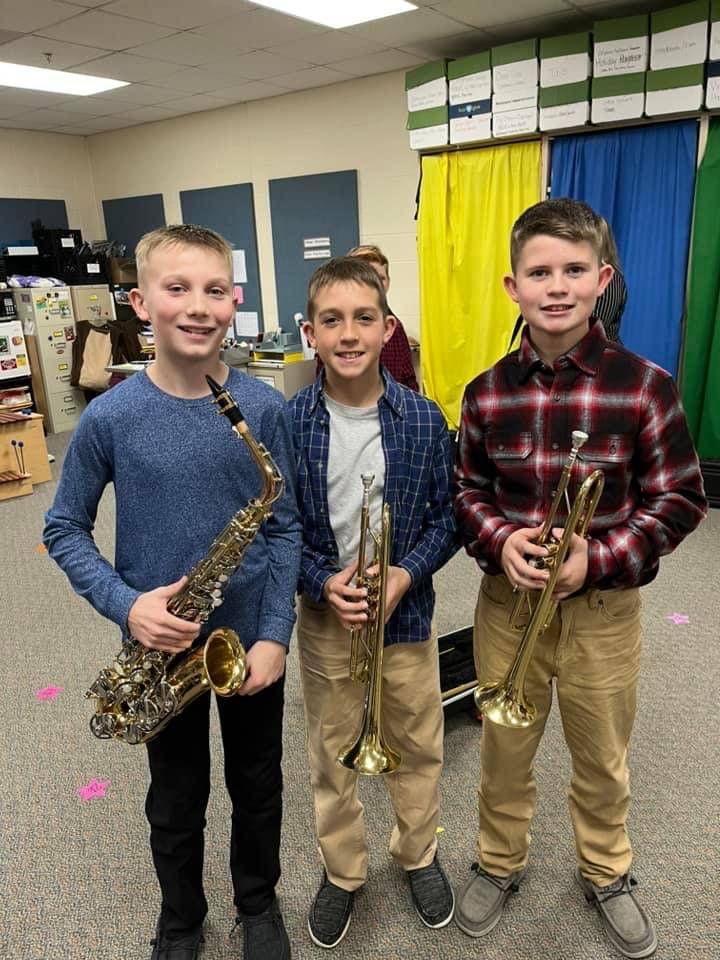Evan Richmond, Lucas Pollard & Karson Arey 