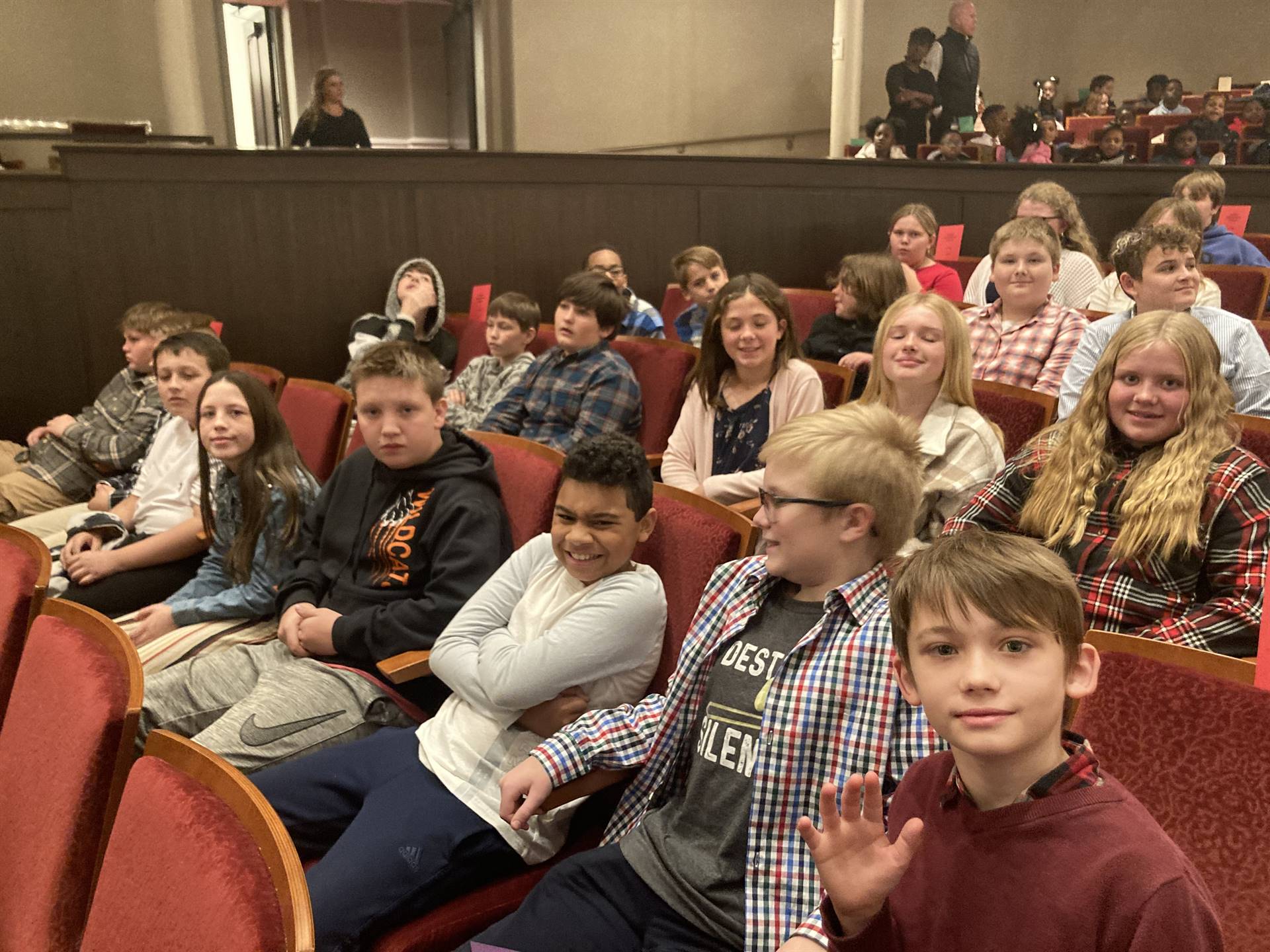 6th grade Band Field Trip to Music Hall 