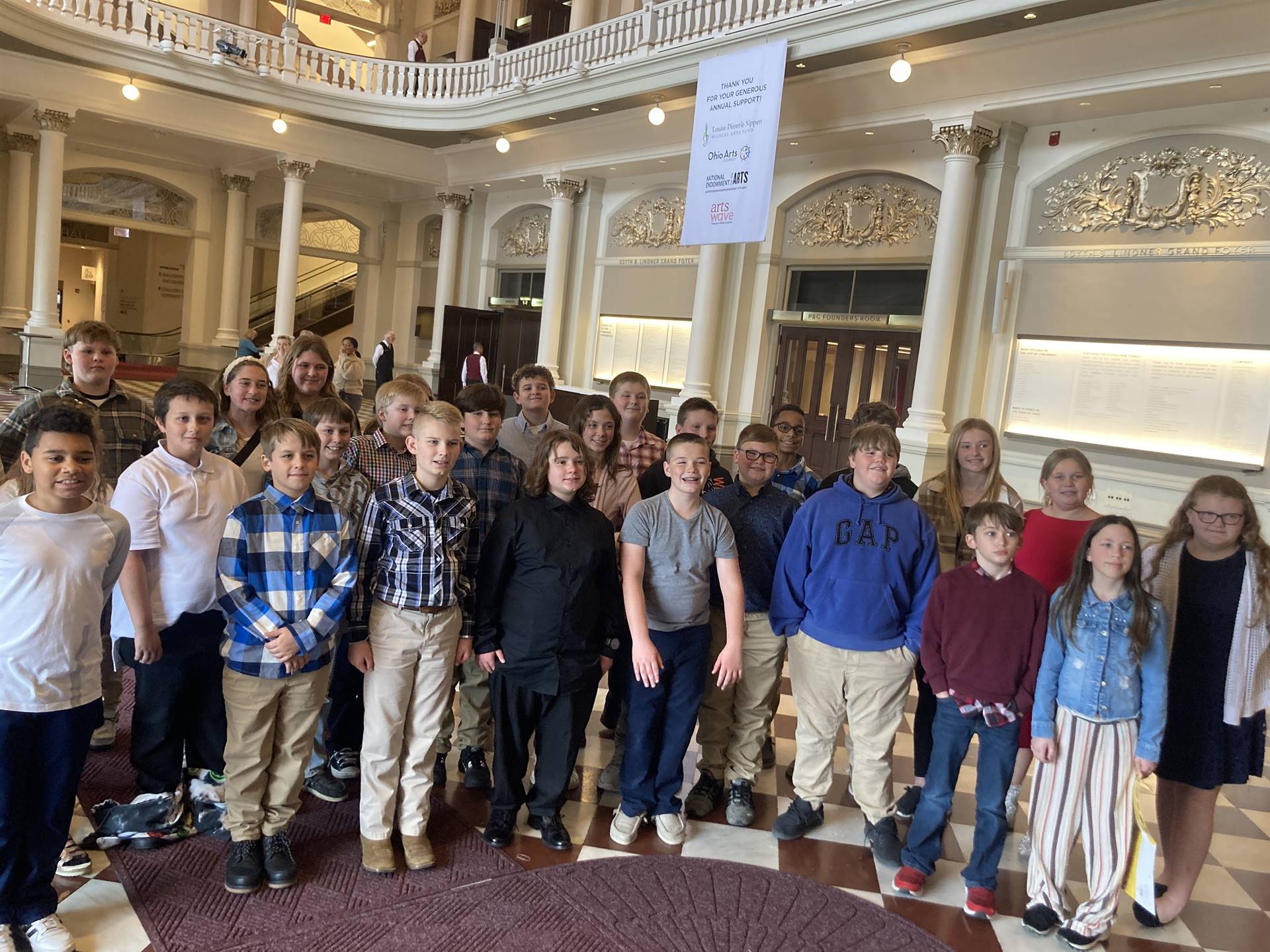 6th grade Band Field Trip to Music Hall 