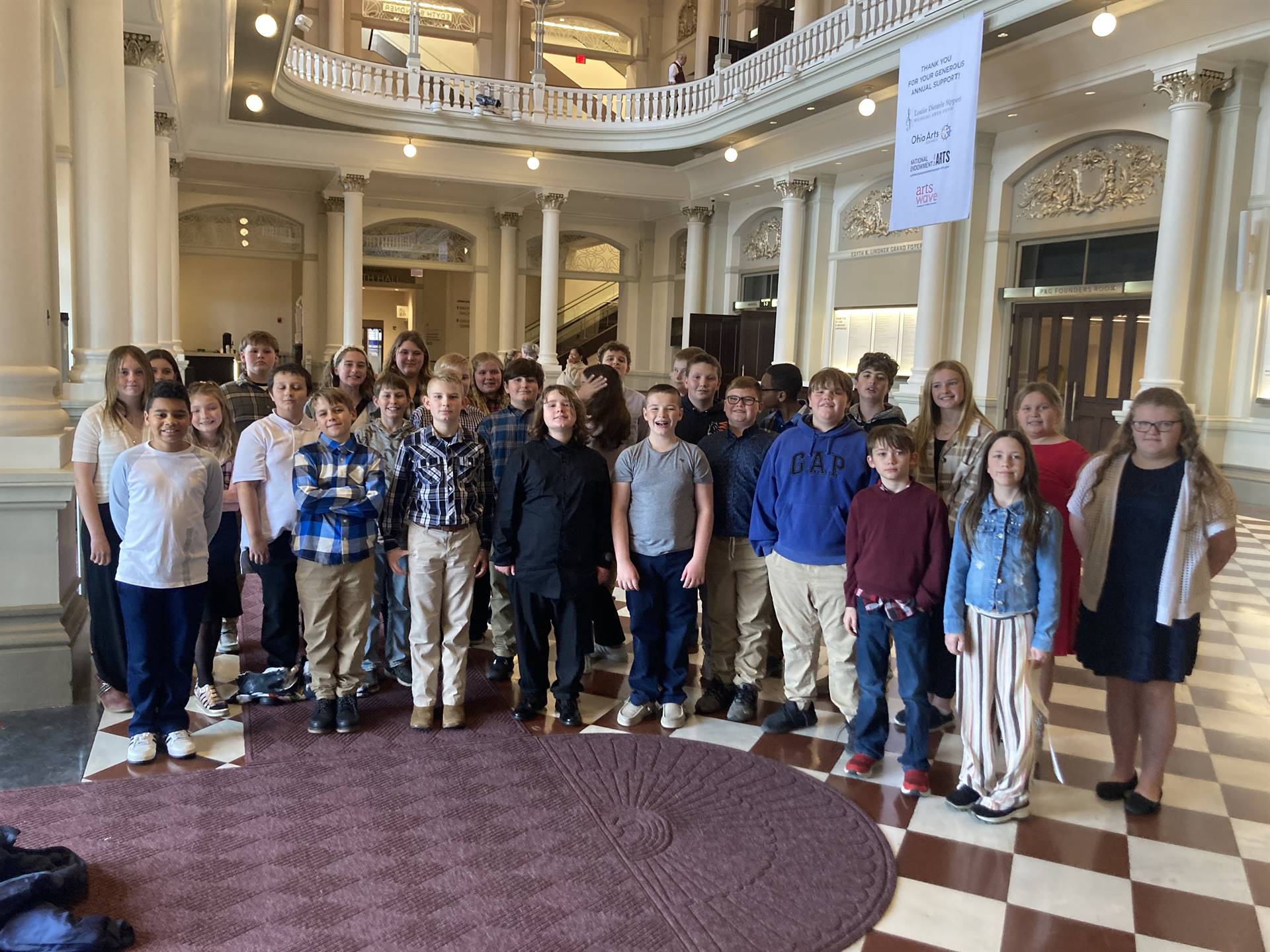 6th grade Band Field Trip to Music Hall 