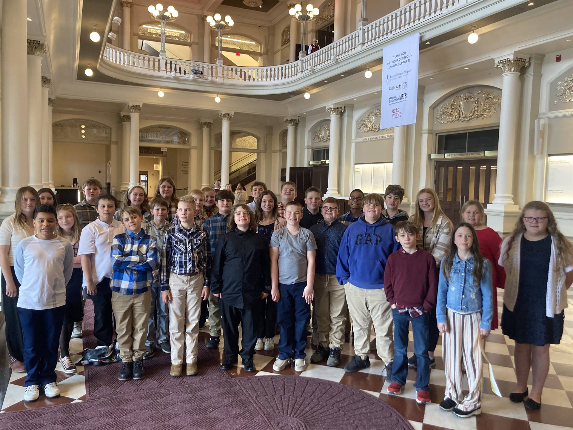 6th grade Band Field Trip to Music Hall 