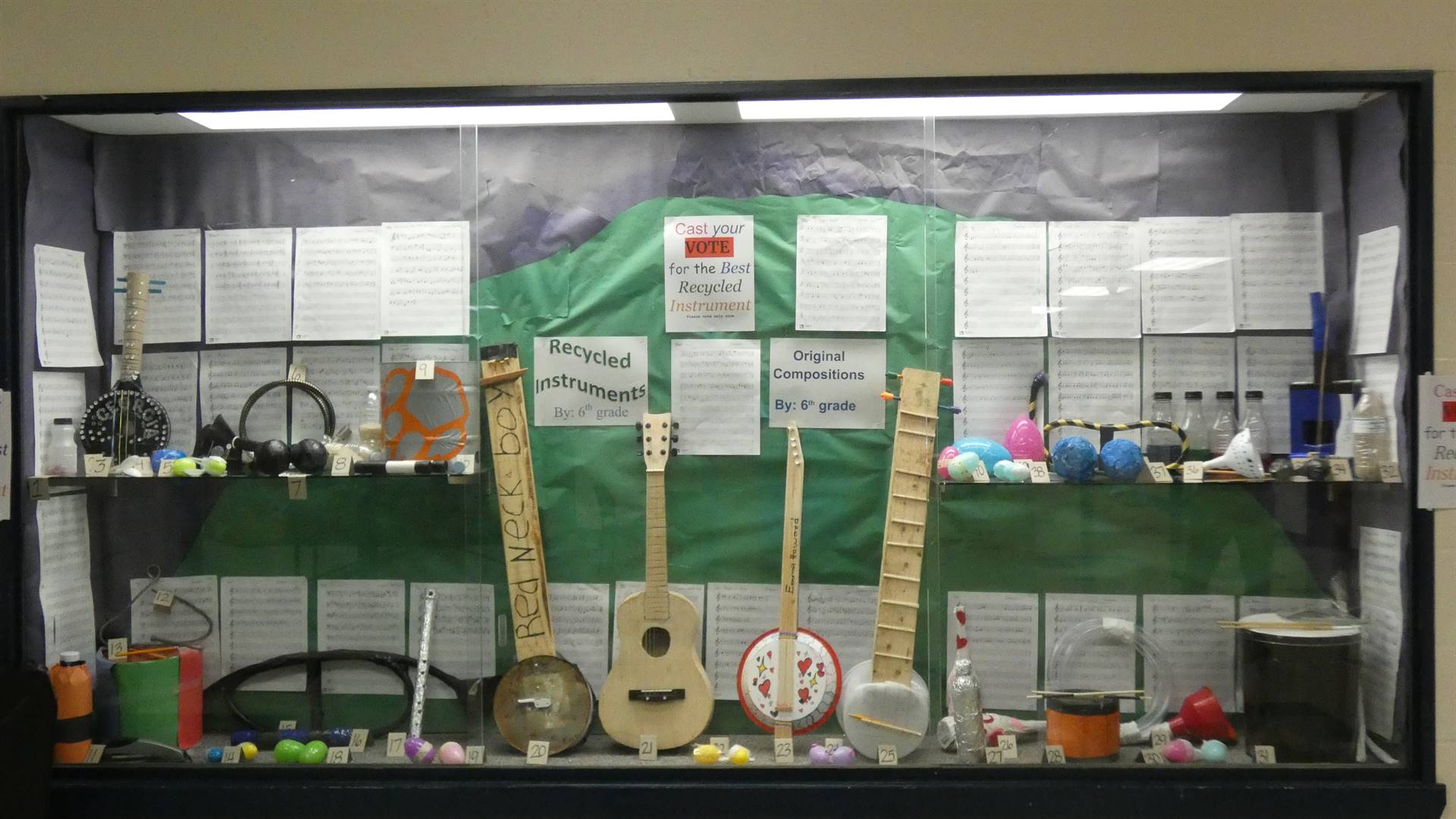 6th grade recycled instruments